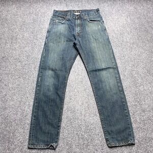 Levis 520 Jeans Men 28x29 Blue Slouch Skinny Dark Wash